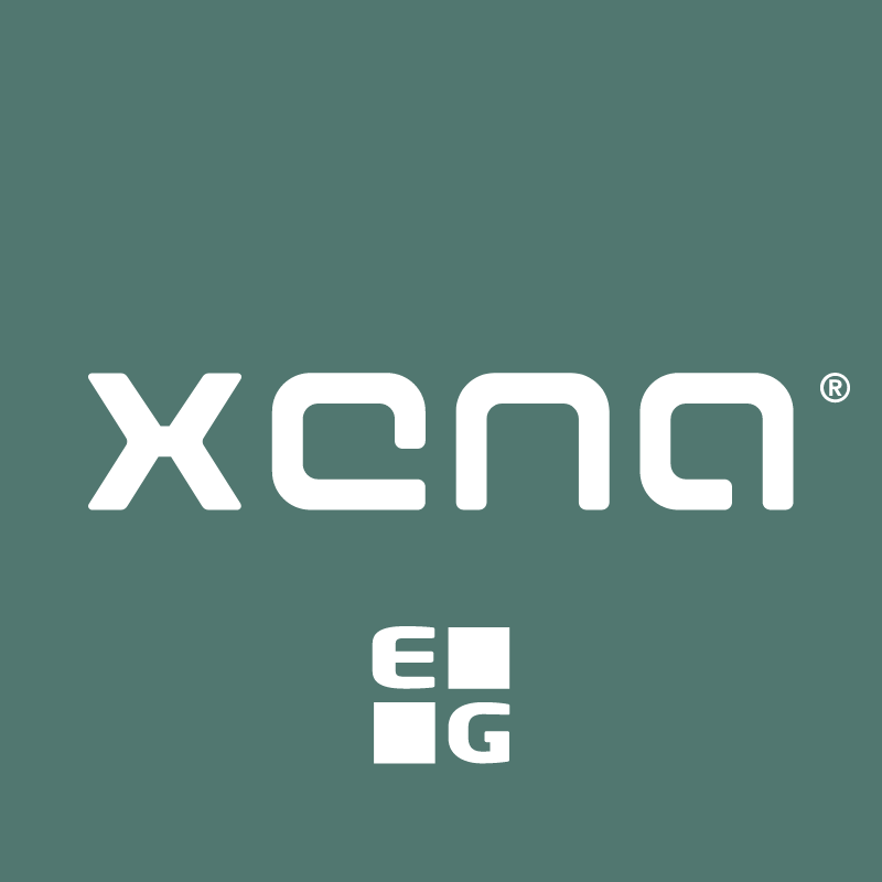 EG Xena logo in a square